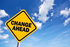 Change ahead!
